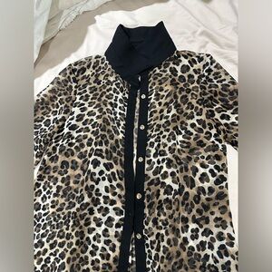 FOREVER 21 leopard print shirt
